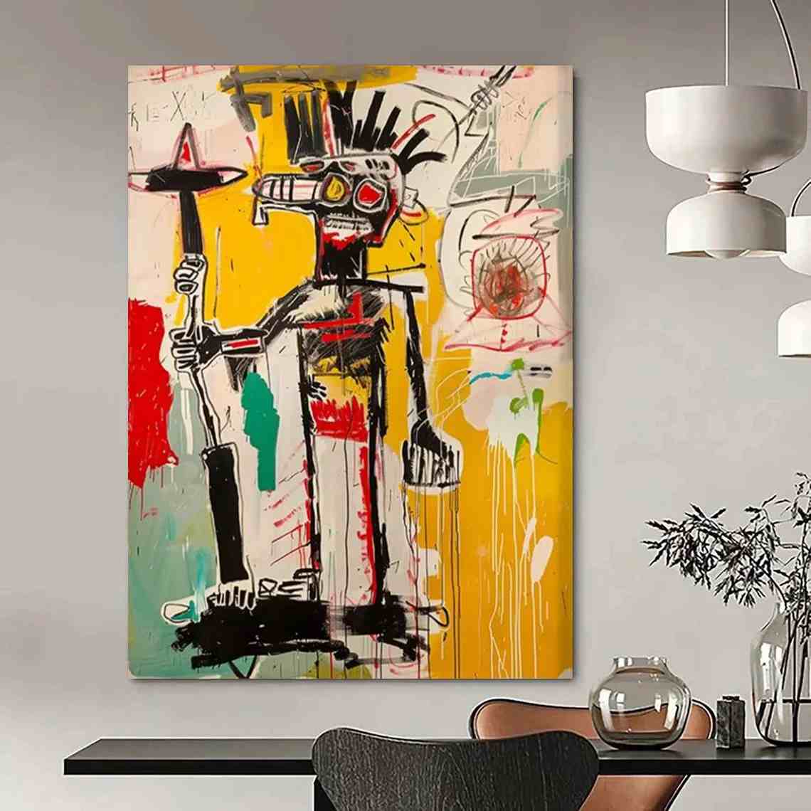 Figure Hand-painted Giant Abstract Wall Art for Office W9BB8